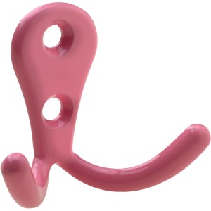 Pinker Hettich Mantelhaken aus Zinkdruckguss, 44x54x24 mm.
