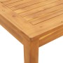 Quadratischer Garten-Esstisch aus Akazienholz, geölt, 110x110 cm. Robust und natürlich für Garten und Terrasse.