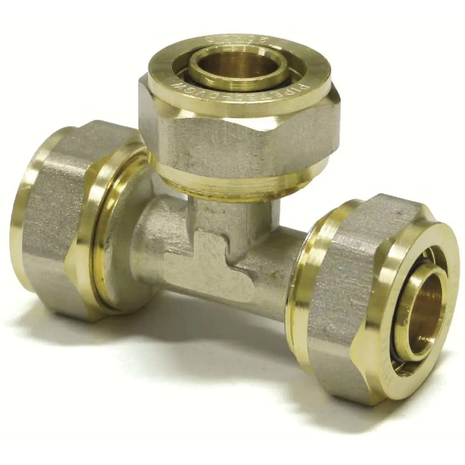 Boni-Shop Schraubfitting T-stück 32 X 3 mm - 20 X 2 mm - 32 X 3 mm Metall