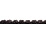 Detailansicht des braunen Primaflor Sauberlauf Magnum Teppichläufers.