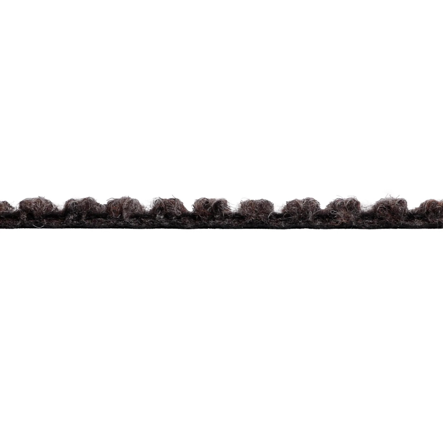 Detailansicht des braunen Primaflor Sauberlauf Magnum Teppichläufers.