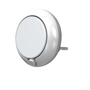 Osram Lunetta Round LED-Nachtlicht, 0,3W, warmweiß, mit Tag-/Nachtsensor und Ein-/Ausschalter.