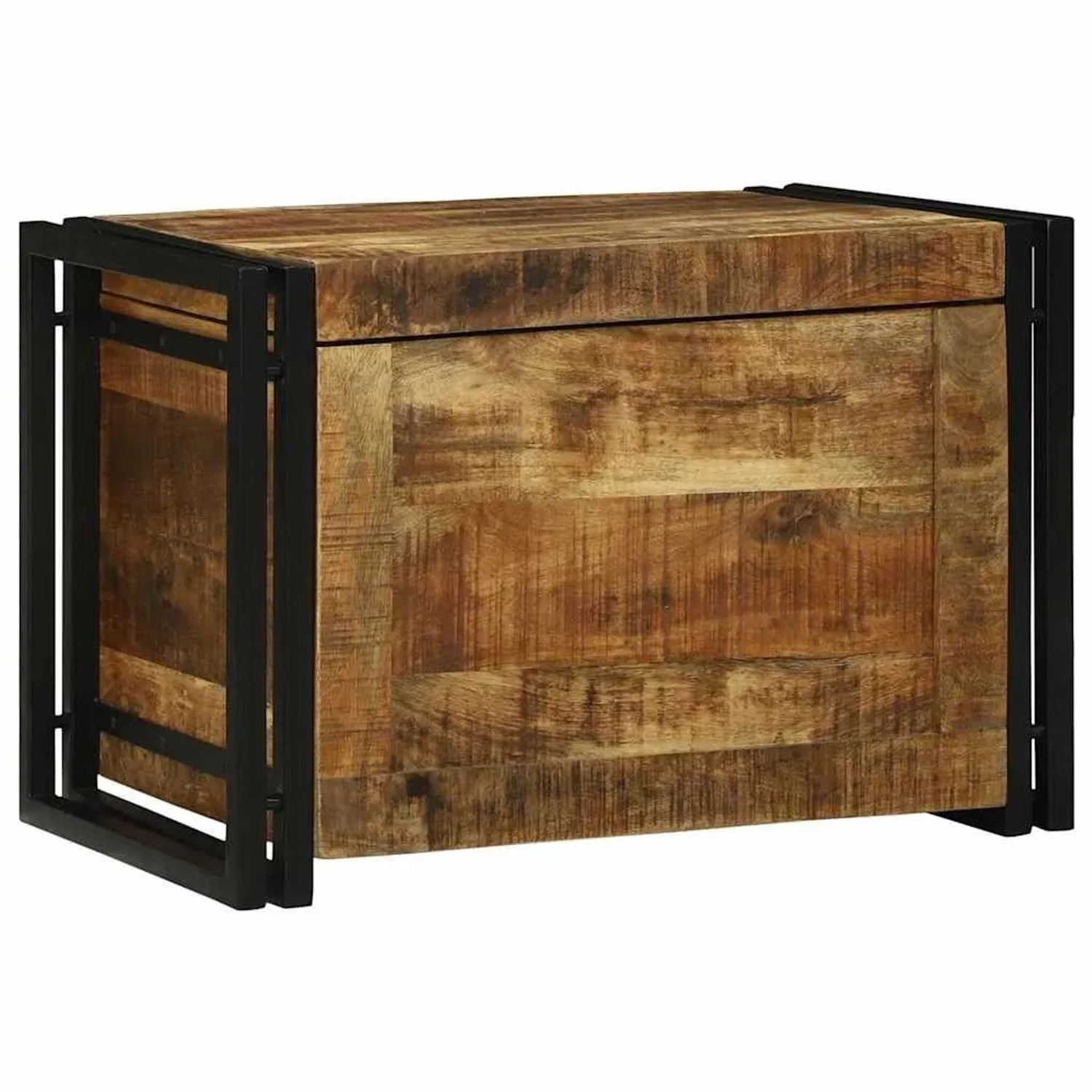vidaXL Aufbewahrungsbox mit Speicher 60 x 40 x 41 cm Massivholz Mango 4016751