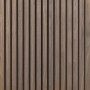 Akustikpaneel Wandverkleidung Walnuss, MDF mit schwarzem Akustikfilz, 60 cm (2 Stk.)