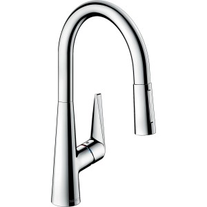Hansgrohe Talis S 200 Küchenarmatur mit Ausziehbrause, Chrom.