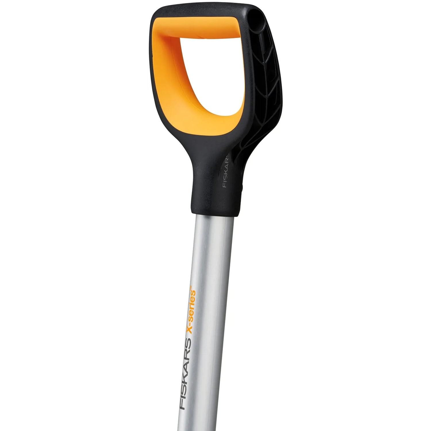 Detailansicht: Fiskars Schneeräumer Telescopic X-series mit D-Griff und Teleskopstiel.