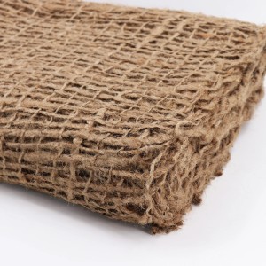 Aquagart Böschungsmatte aus Jute, 5m x 1,20m, für Teichfolien und Uferbefestigung.