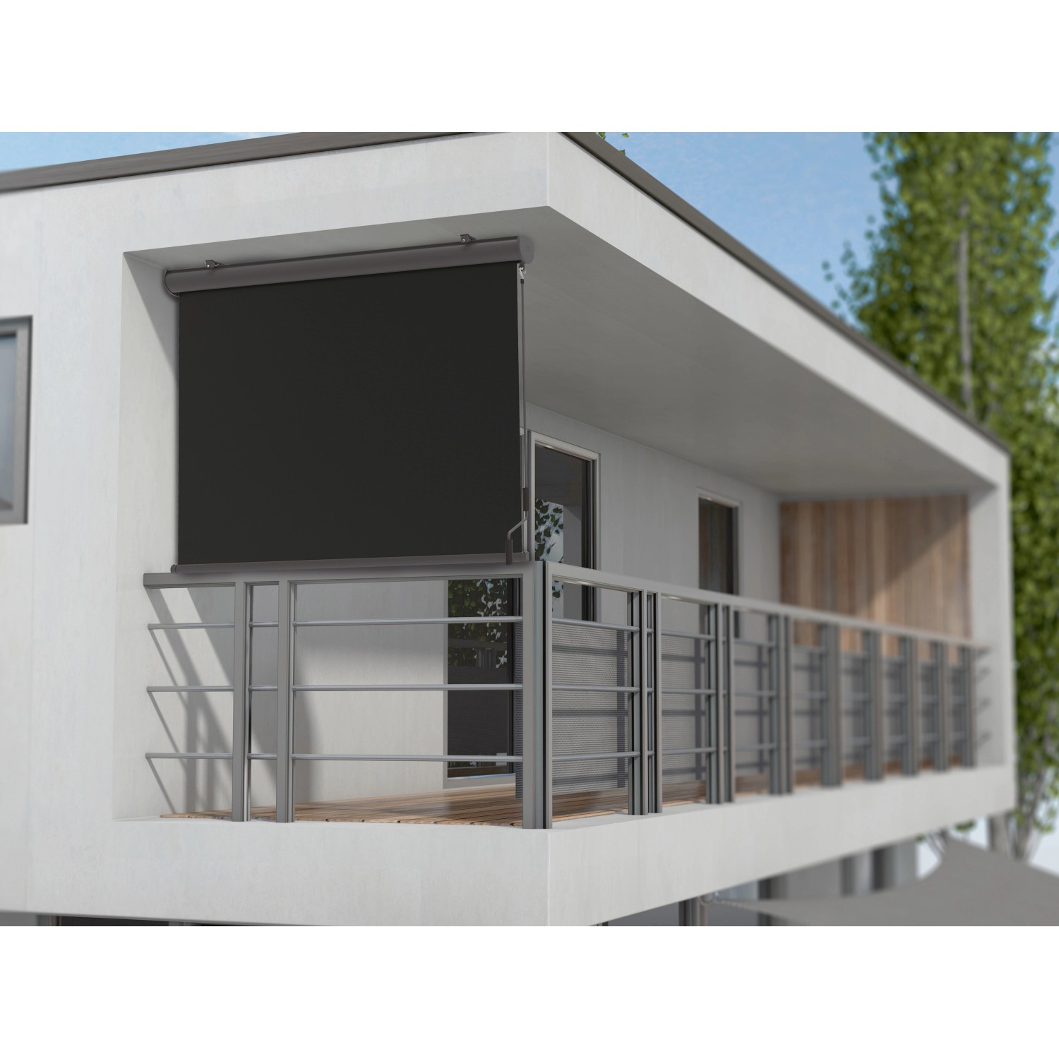 Vertikalmarkise Loverna mit Kassette 1,4x2m