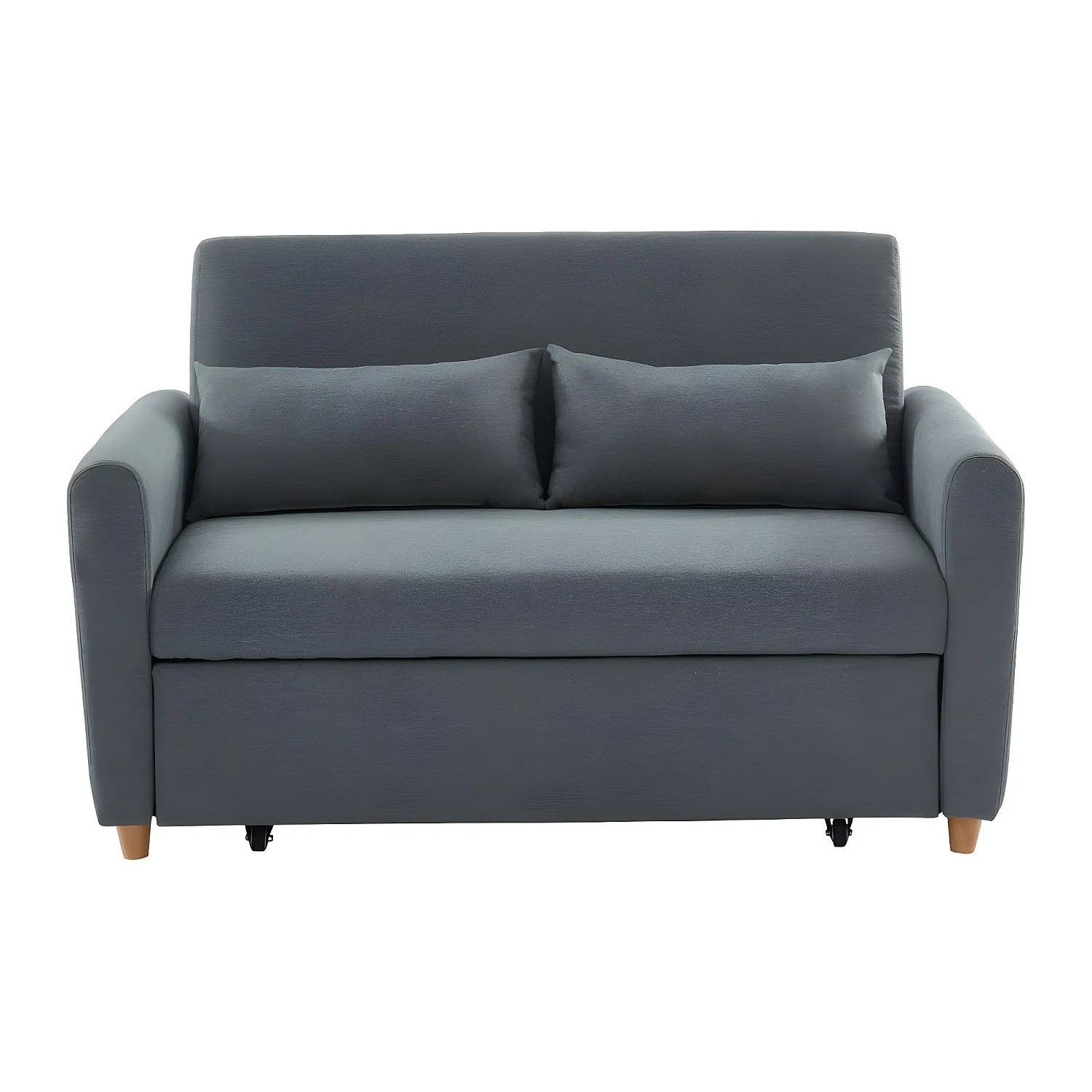 Vente-unique Schlafsofa Ayla Grau 140 cm