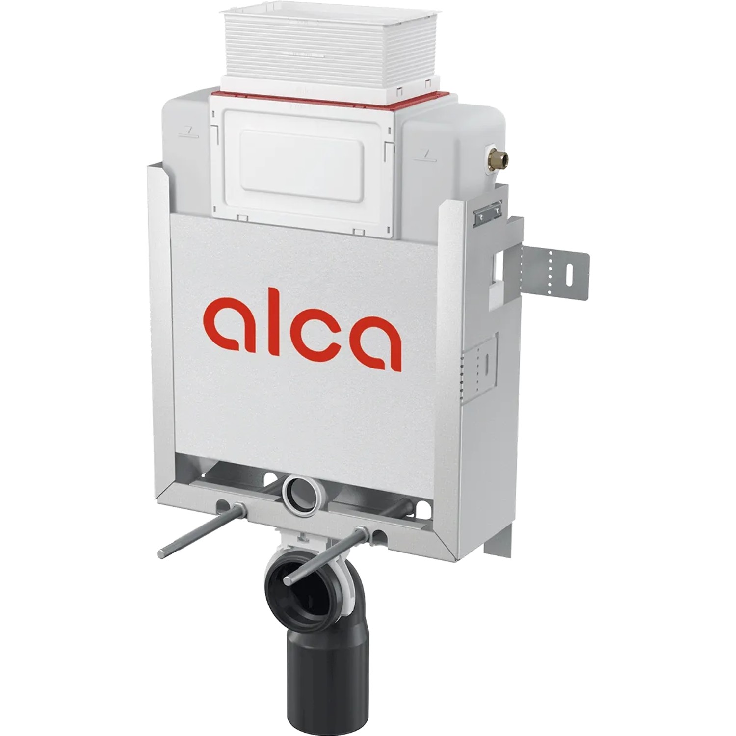 Alcadrain AM119/850 Renovmodul Vorwandinstallationssystem für Einmauerung, Betätigung vorne oder oben