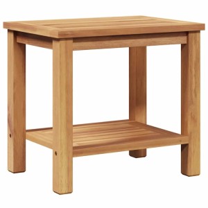 vidaXL Couchtisch Braun 50 x 35 x 45 cm Teak-Massivholz 42002307