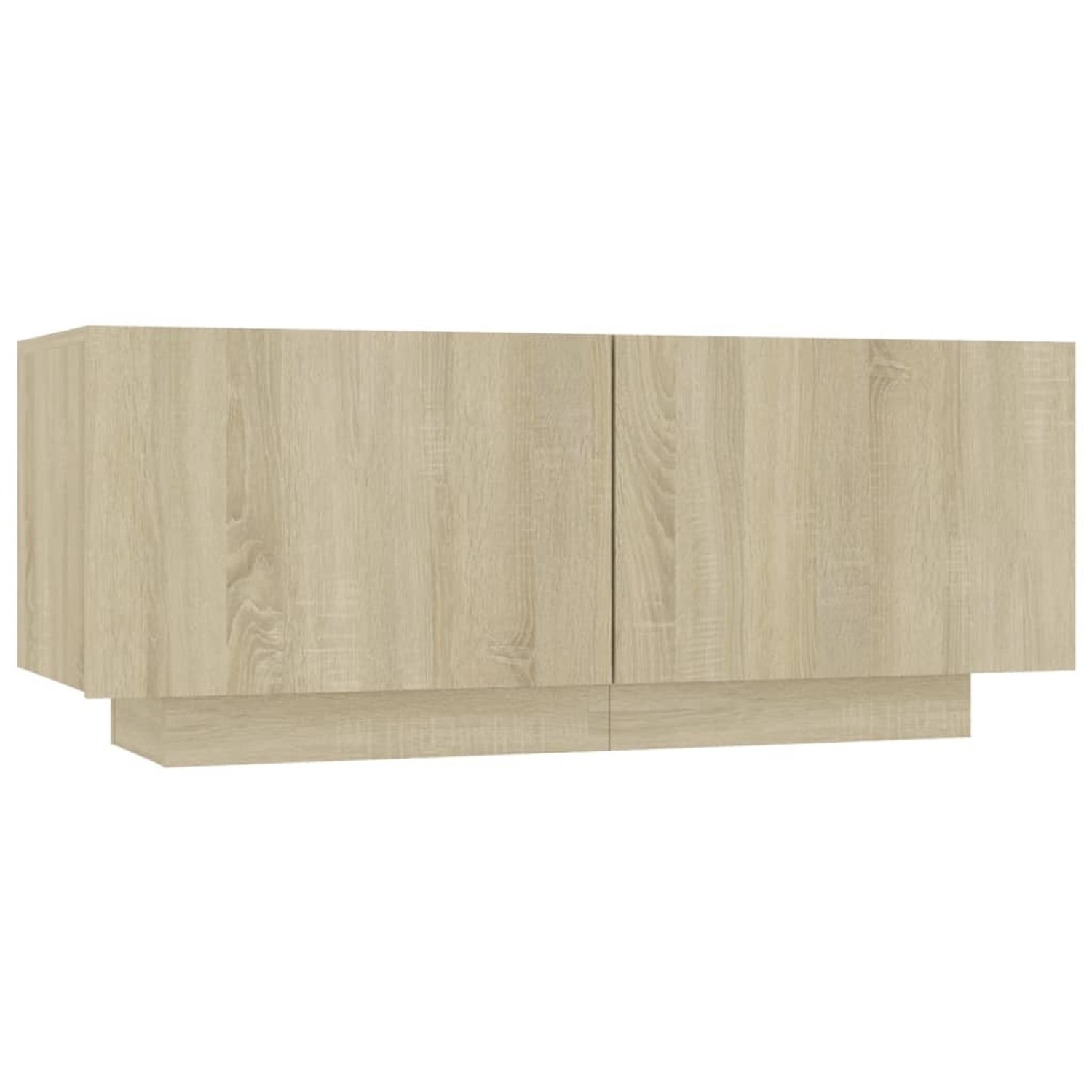 VidaXL TV-Schrank Sonoma-Eiche 100x35x40 cm Holzwerkstoff  Modell 1 günstig online kaufen