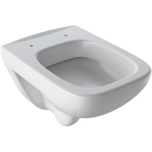 Geberit Wand-WC Renova Plan, Tiefspüler, Weiß mit KeraTect® Beschichtung.