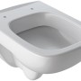 Geberit Wand-WC Renova Plan, Tiefspüler, Weiß mit KeraTect® Beschichtung.