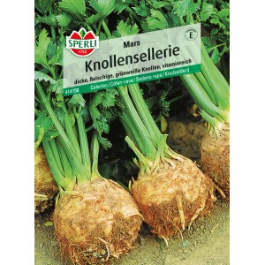 Knollensellerie Mars von Sperli: Widerstandsfähige Gemüsesamen für vitaminreiche Ernte.