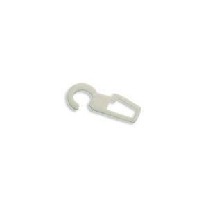 Gardinia Faltenlegehaken, rohweiß, 28 mm, 10er-Pack. Haken für Gardinen und Vorhänge.