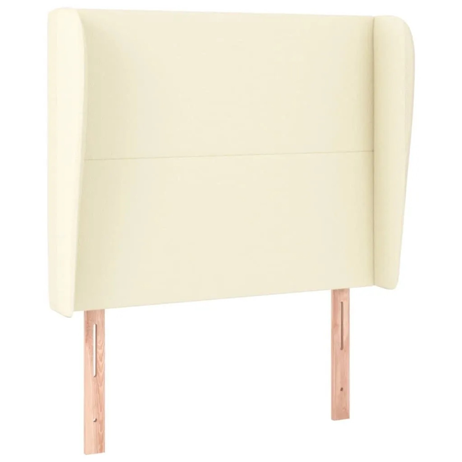 vidaXL Kopfteil mit Ohren Creme 103x23x118/128 cm Kunstleder 3117762