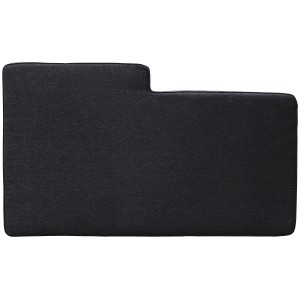 Dunkelgraues Ersatz-Sitzkissen für Récamiere des Lounge-Sofas Studley.