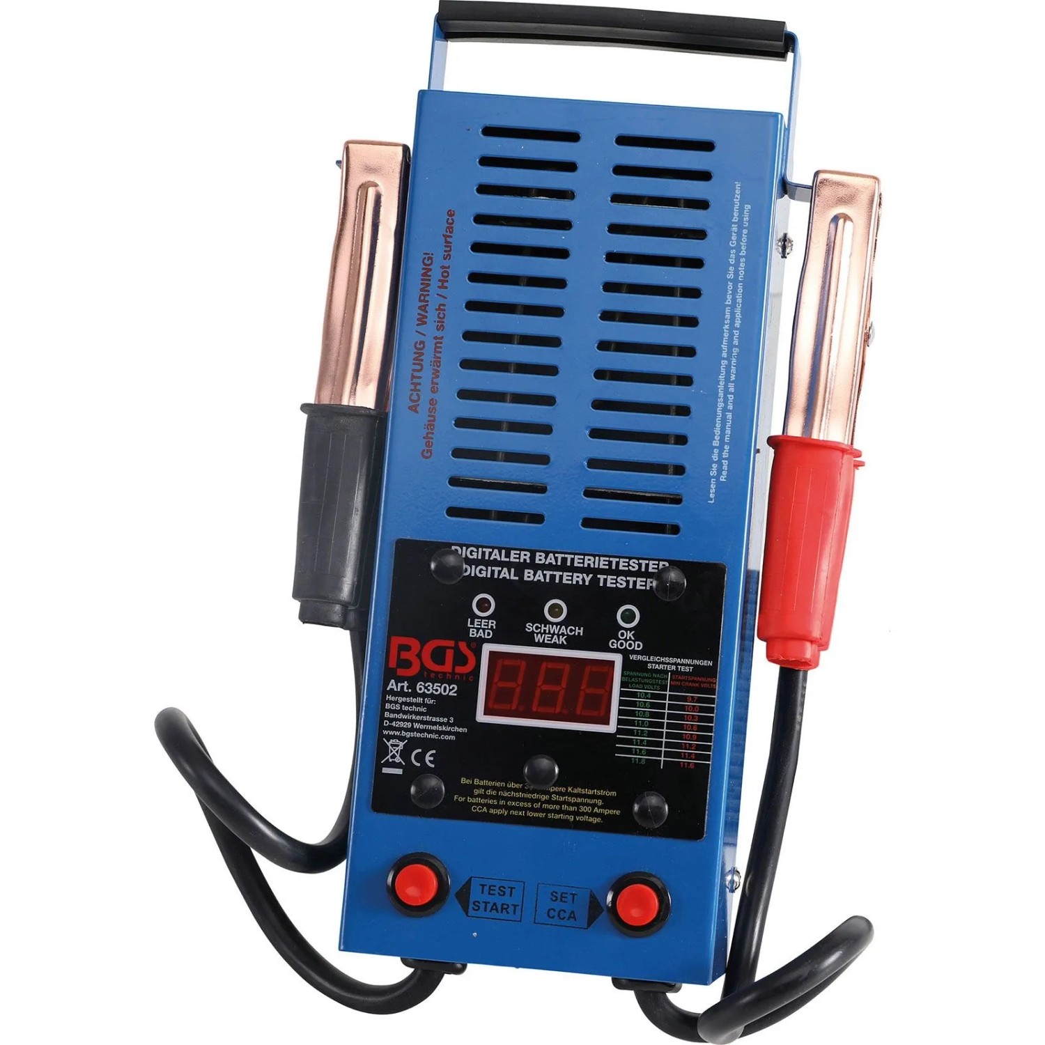 BGS Digitaler Batterie Tester 63502