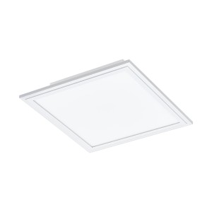 Weiße, quadratische LED-Deckenleuchte Salobrena, 30x30 cm von Eglo.