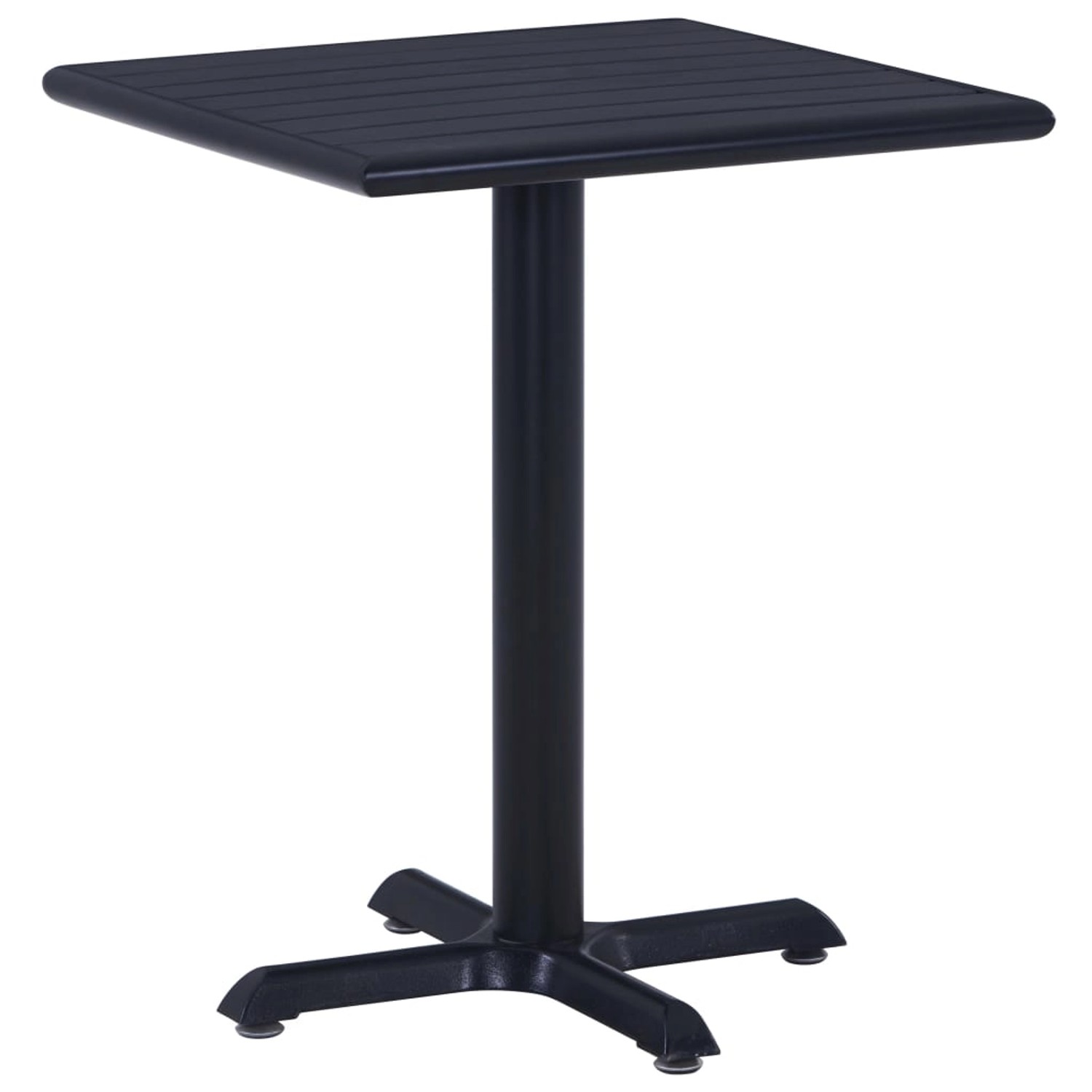 vidaXL Gartentisch Schwarz 60x60x75 cm 49469 günstig online kaufen