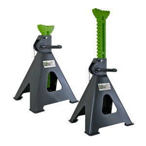 TRUTZHOLM Unterstellböcke, 2 Stück, je 12 t Traglast, höhenverstellbar (490-750 mm) für Autoreparatur.