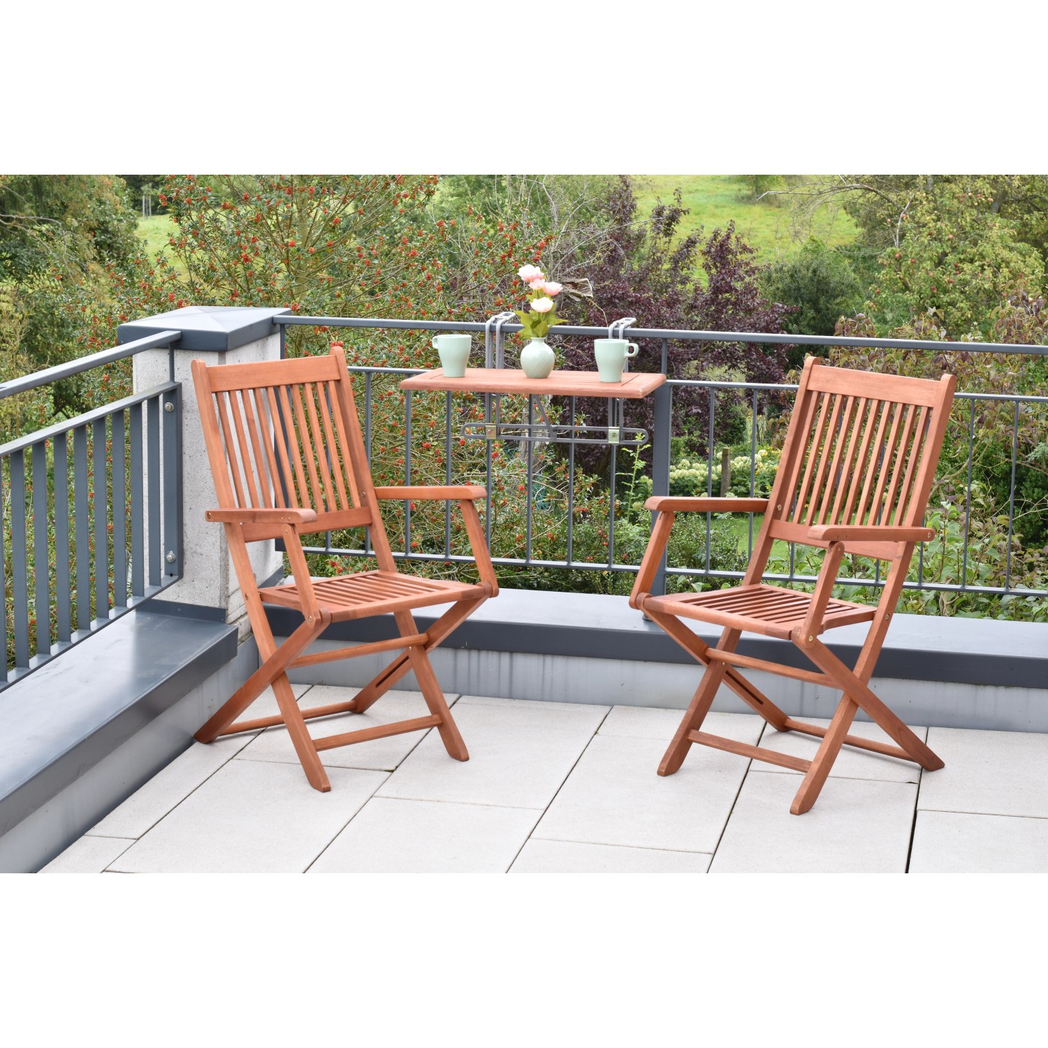 Merxx Rio Set 3-tlg. 2 Klappsessel Balkonhängetisch günstig online kaufen