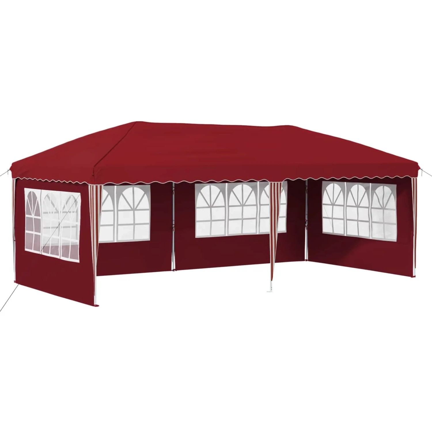 vidaXL Pop-Up Partyzelt 575 x 289 x 245 cm Bordeauxrot 42019796