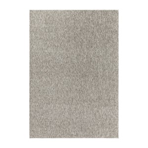 Beiger Ayyildiz Kurzflorteppich Nizza, 240x340 cm. Schlichtes, meliertes Design für Wohnräume.