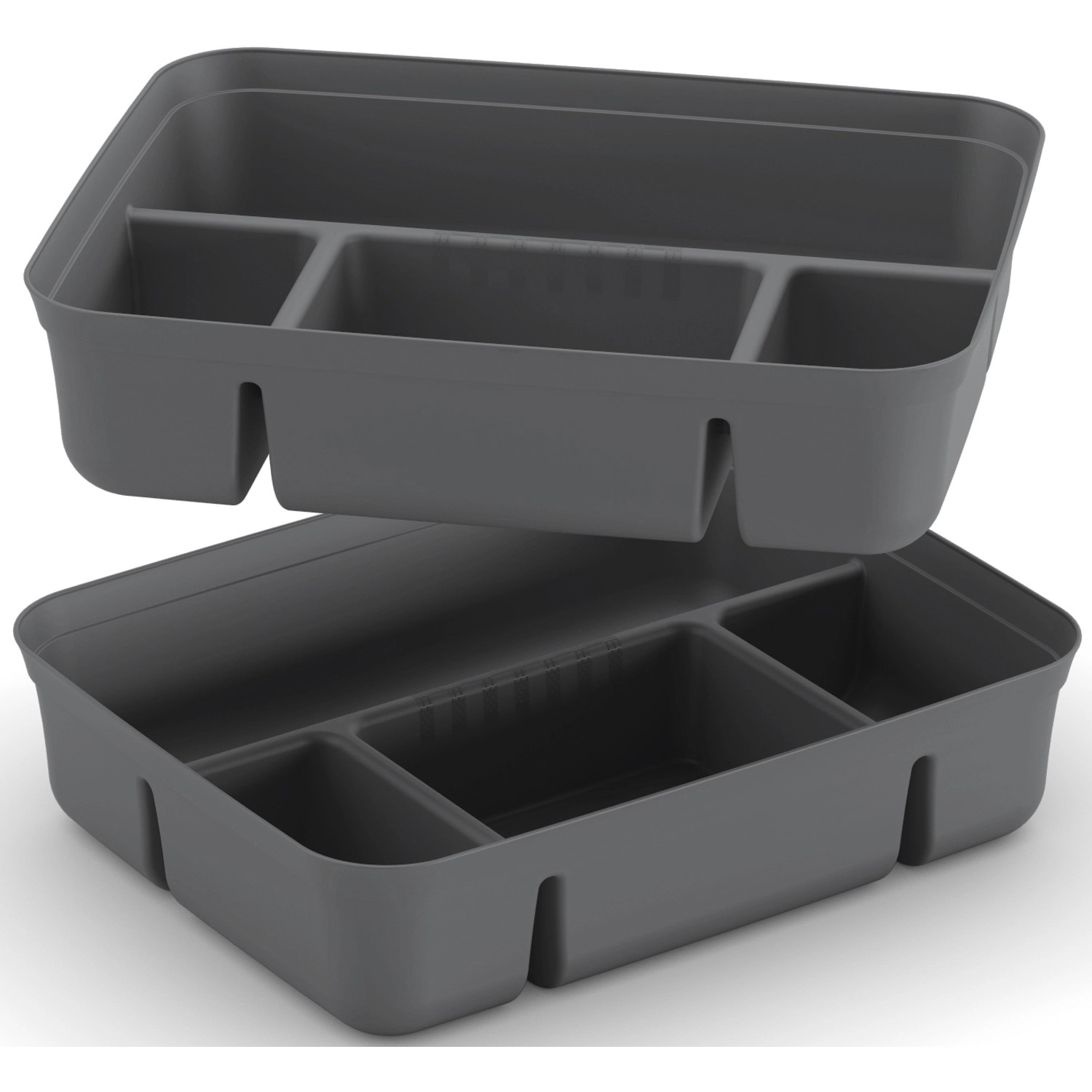 Graue Einsatz Divider für K-Latch Aufbewahrungsbox mit 4 Fächern.
