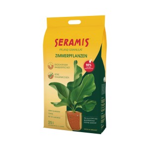 Seramis Pflanzgranulat für Zimmerpflanzen, 25 l Sack, Tongranulat als Erde-Ersatz für gesunde Pflanzen.