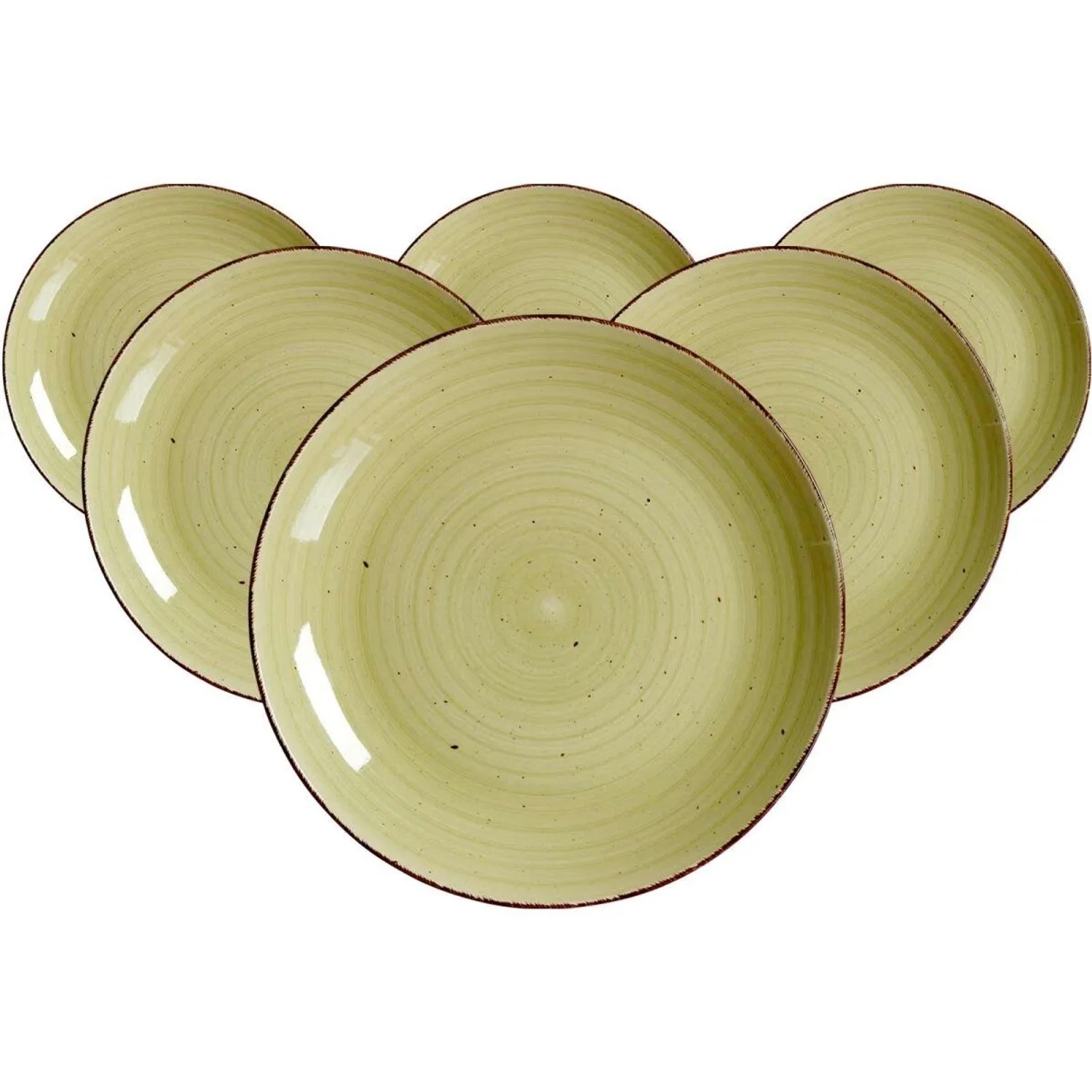 Ritzenhoff & Breker Happy Speiseteller 27 cm 6er Set Grün