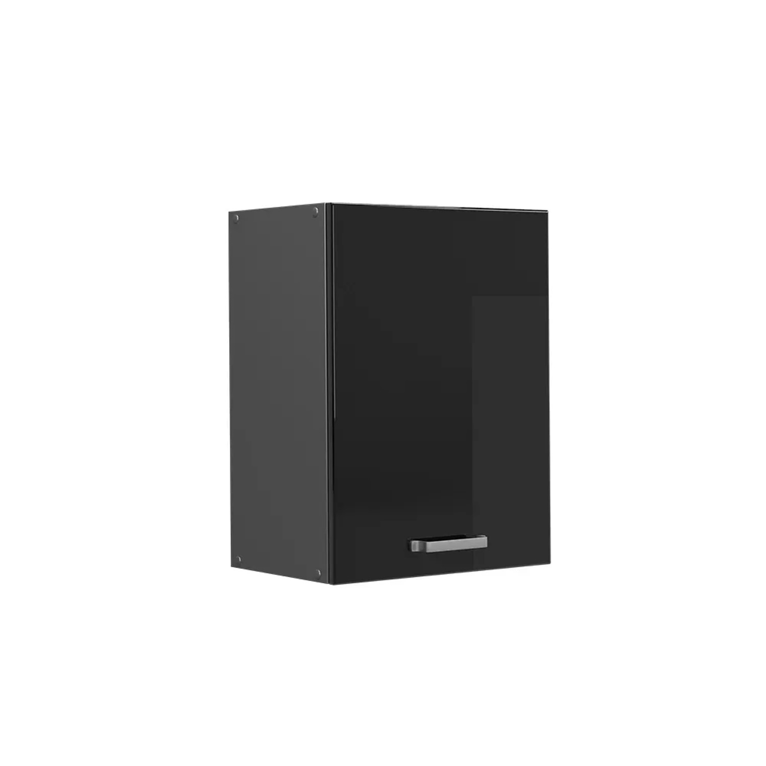 Vicco Hängeschrank R-Line Hängender Küchenschrank Schwarz Hochglanz/Anthrazit 45 cm