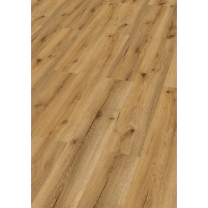 Check One Click-Vinylboden Weddingstedt Eiche, Detailansicht der Holzstruktur.