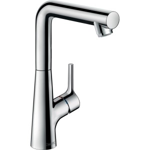Hansgrohe Talis S 210 Waschtischarmatur mit Schwenkauslauf und Zugstange in Chrom.