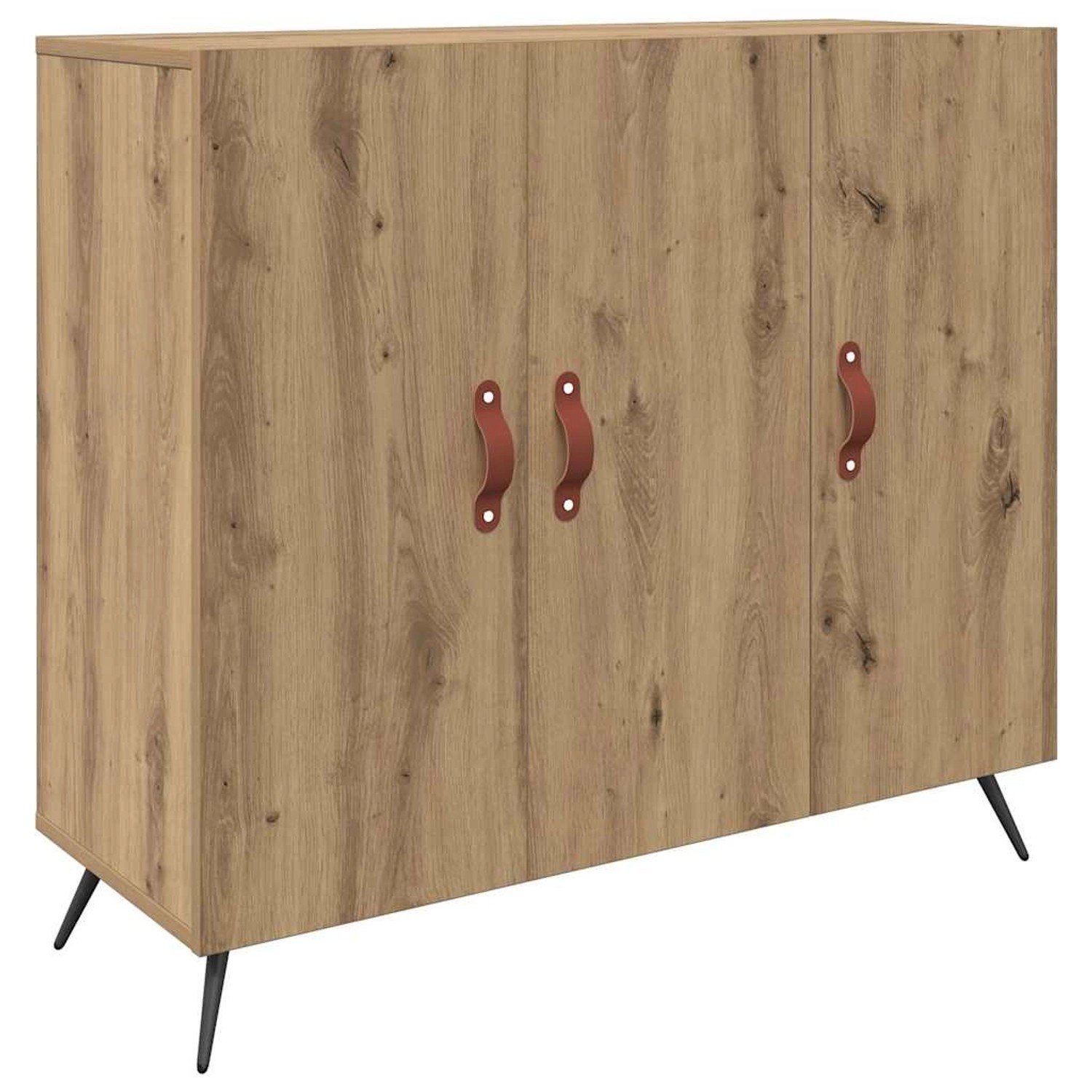 vidaXL Sideboard Braun 90 x 34 x 80 cm Holzwerkstoff 879577 günstig online kaufen
