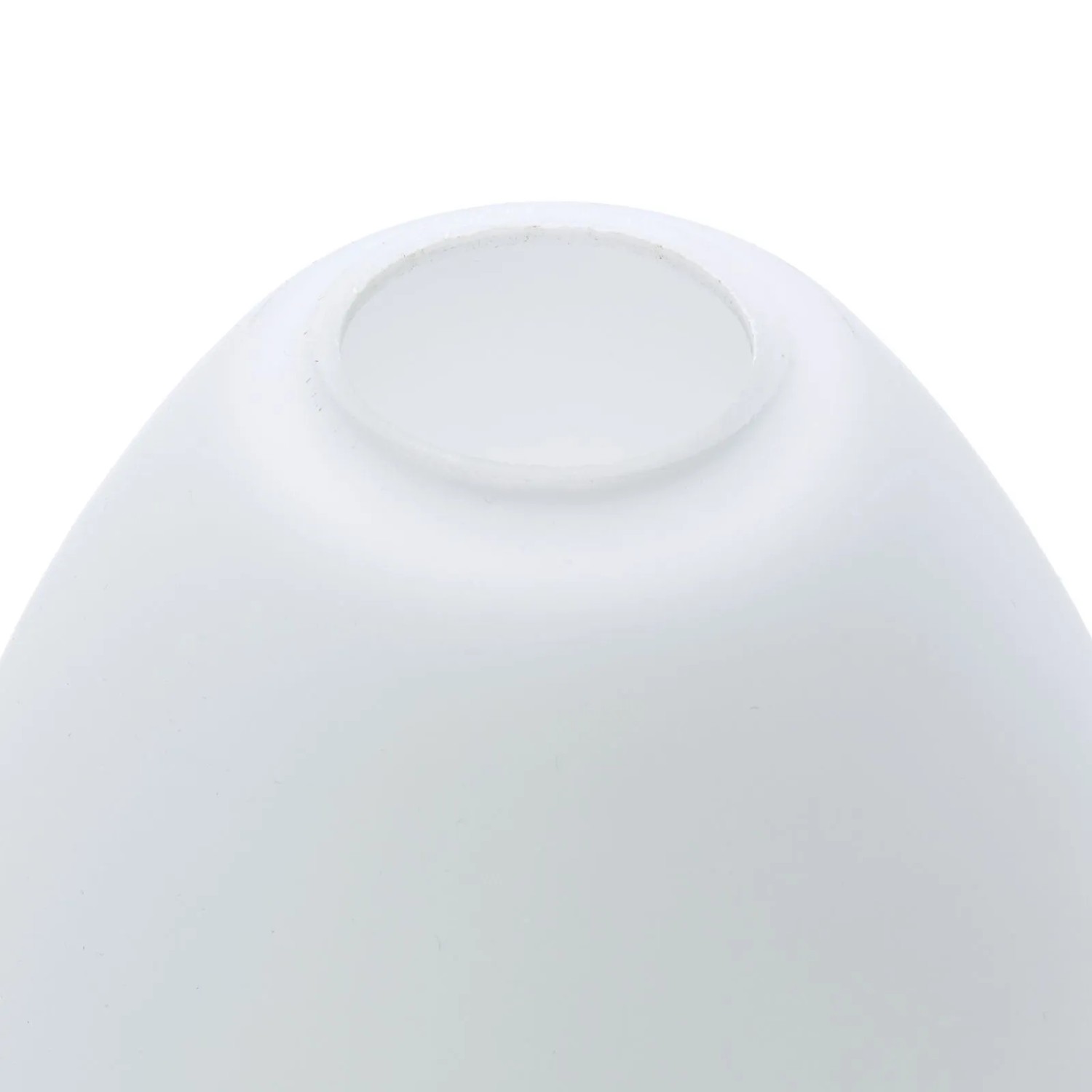 Weißer Orion Lightstyle Lampenschirm Susan, E27, Ø 16cm, Kegelform aus Glas.