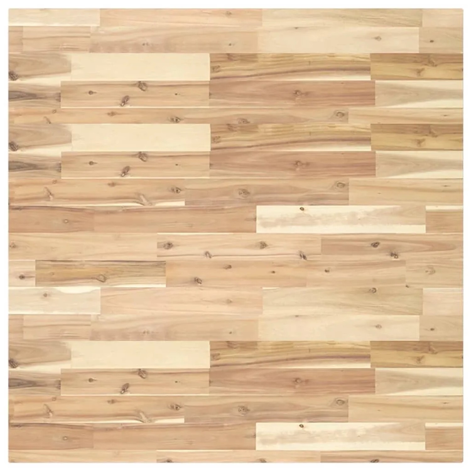 vidaXL Tischplatte Quadratisch 90x90x4 cm Massivholz Akazie 4008717