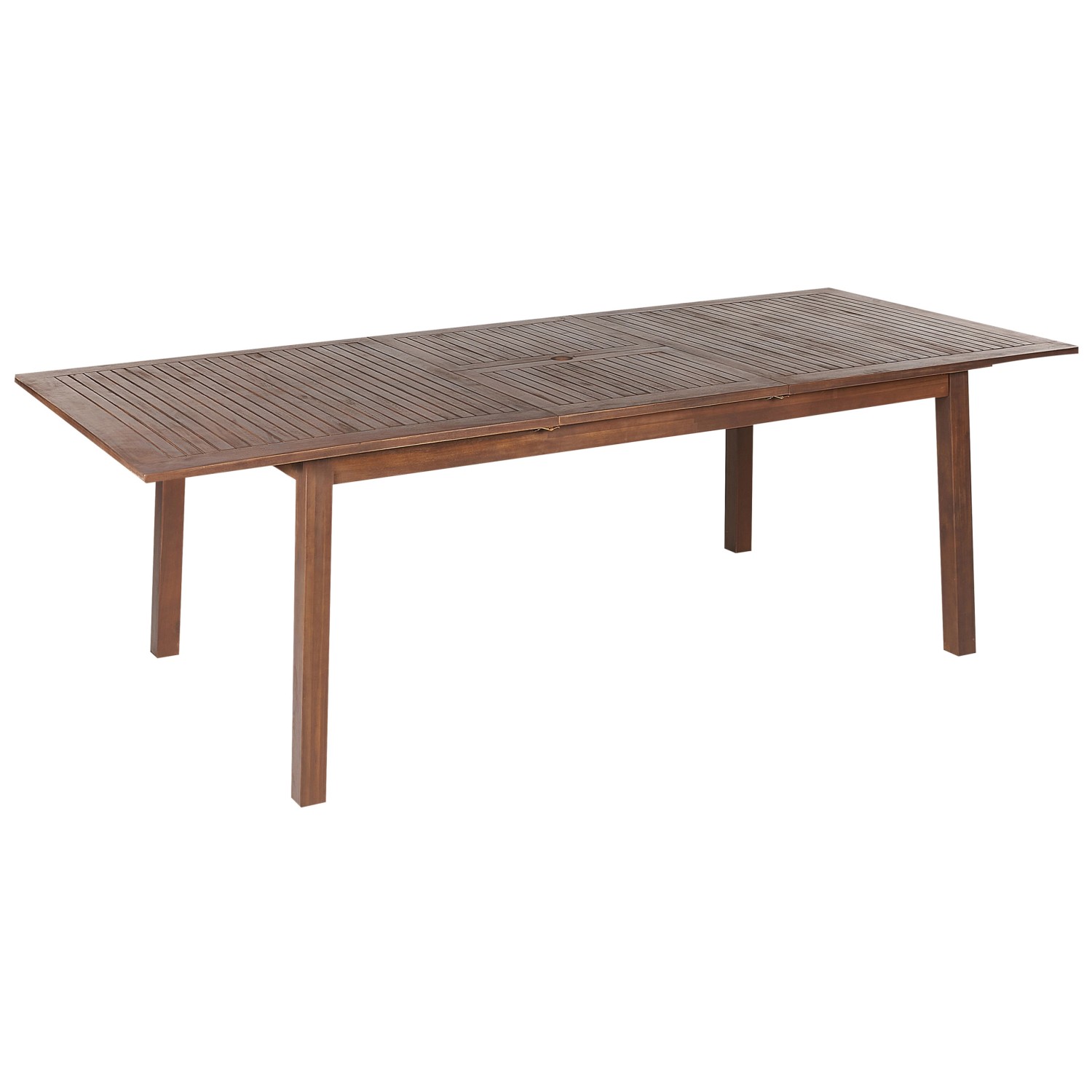 Beliani Gartentisch CESANA Dunkler Holzfarbton 180x100x75 günstig online kaufen