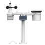 Bresser Solar-Wetterstation 4CAST PRO SF 7-in-1, Außensensor mit Solarpanel, zur Messung von Wetterdaten.