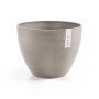 Ecopots Antwerp Pflanztopf, braungrau, 40 cm. Zeitloser Blumentopf für Innen- und Außenbereich.