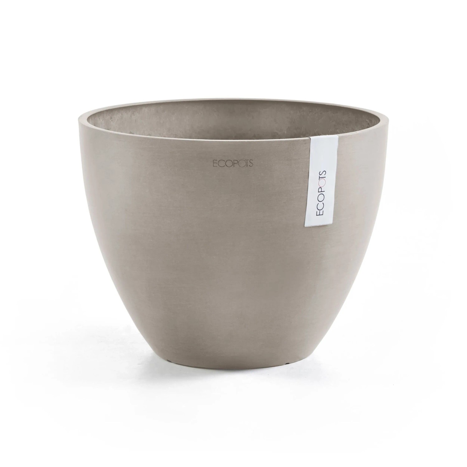 Ecopots Pflanztopf Antwerp Braungrau 40 cm günstig online kaufen