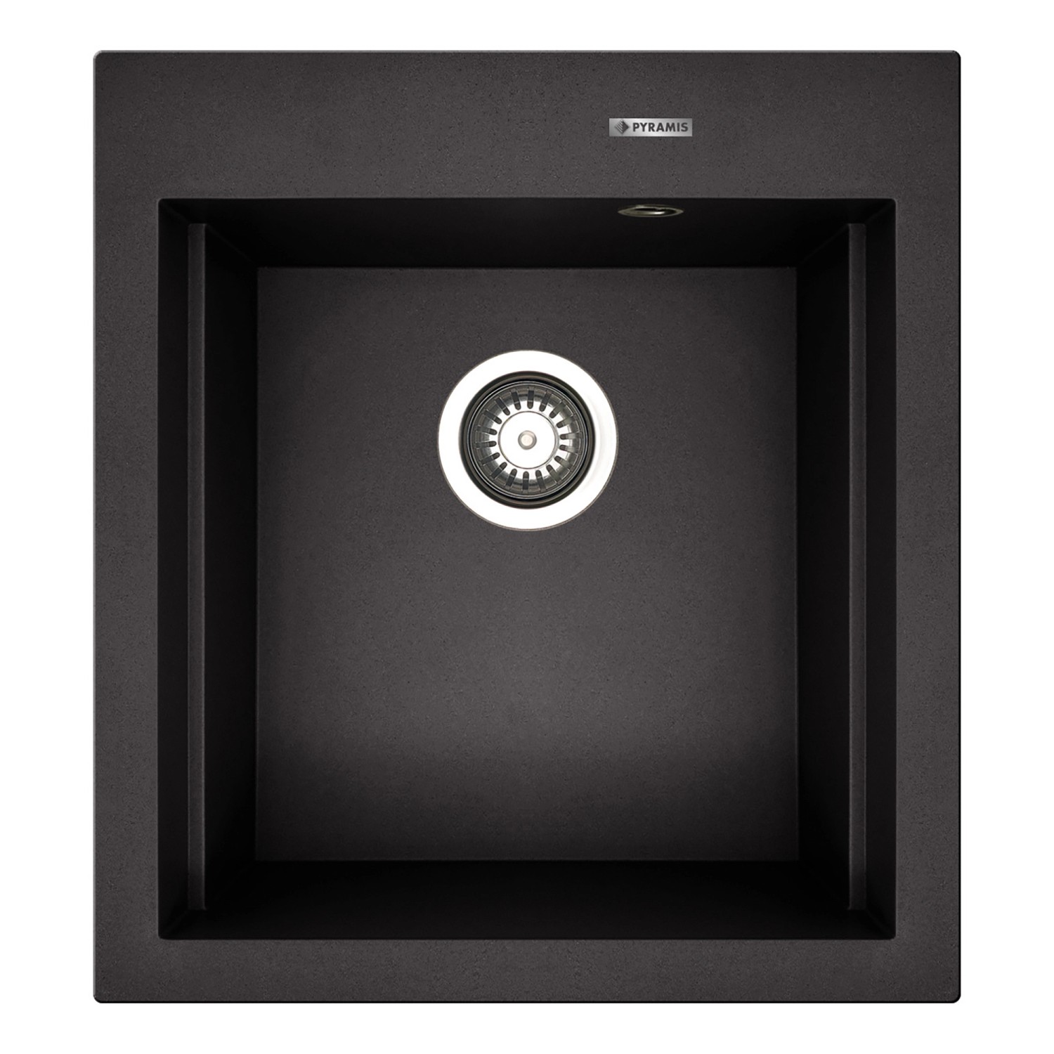 Pyramis Pyragranitespüle Siros 1B 47 cm x 51,5 cm Volcano