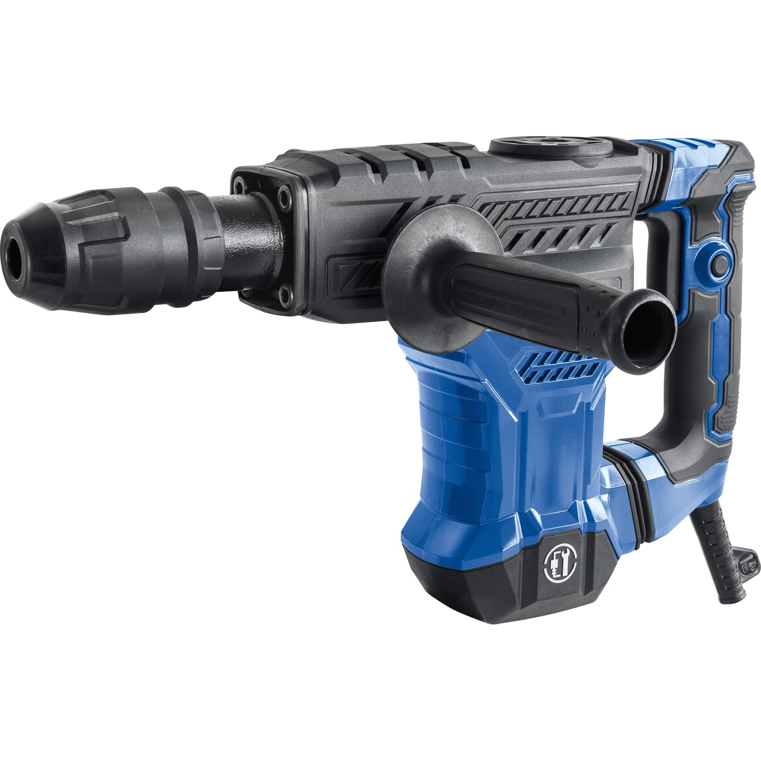 LUX Abbruchhammer E-AHM-21, 1300 W, blau-schwarz, mit Zusatzhandgriff und Koffer.