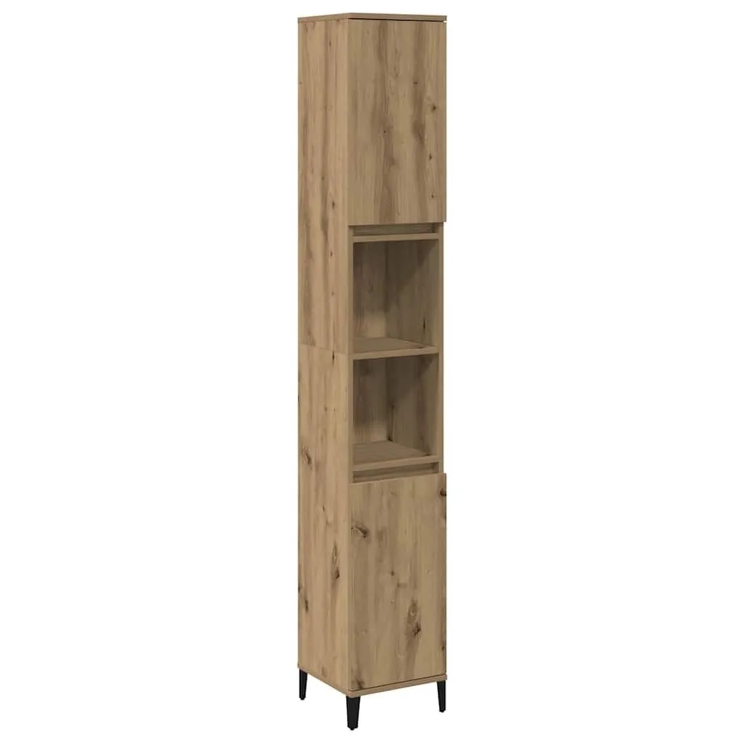 vidaXL Badschrank Artisan-Eiche 30x30x190 cm Holzwerkstoff 857106