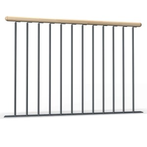 Dolle Spindeltreppe Winnipeg Brüstungsgeländer mit Buchehandlauf FSC®