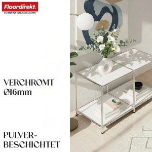 Floordirekt Metallregal Concept Epure MK-016 Sideboard 78 x 40 x 46 cm Weiß