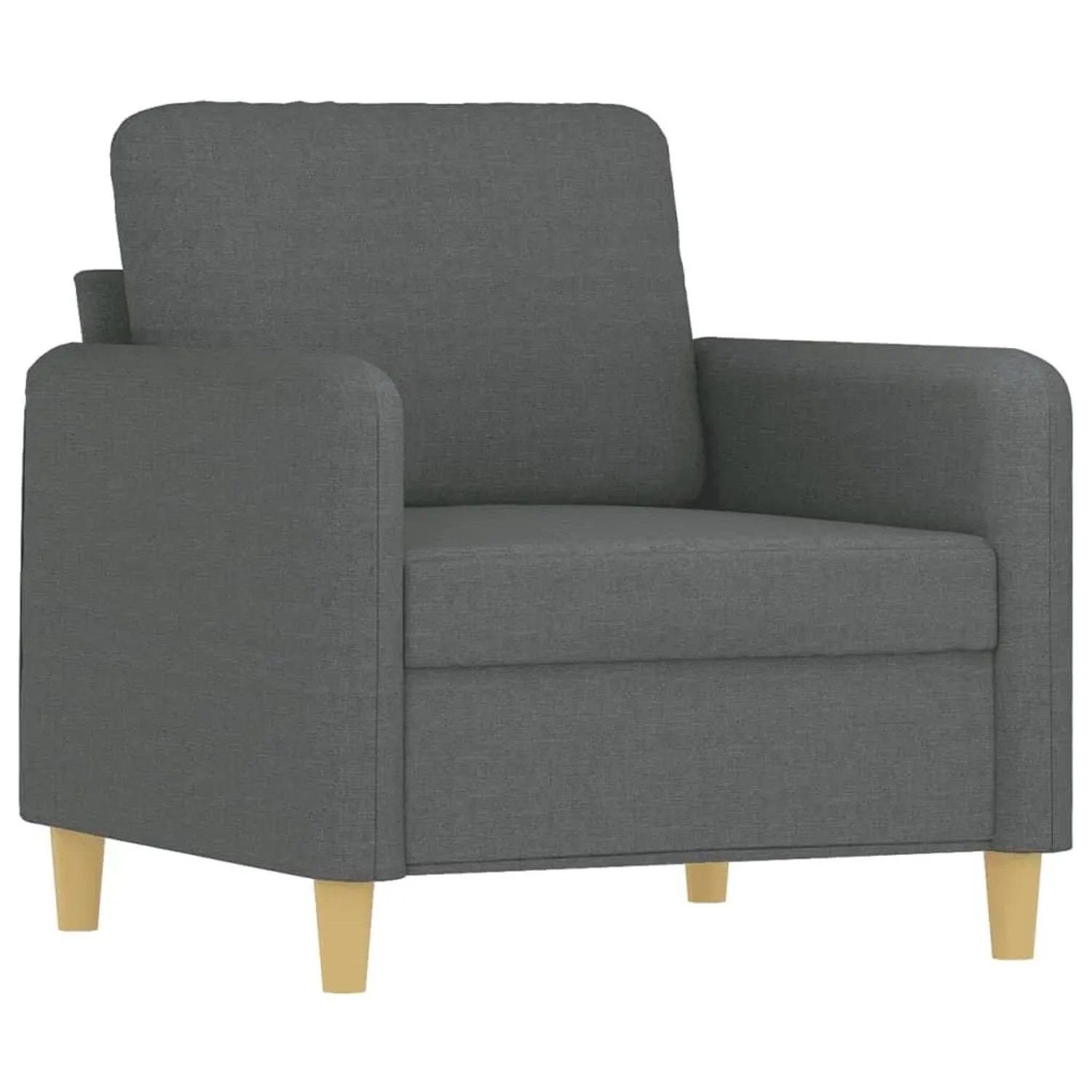 vidaXL Sessel Dunkelgrau 60 cm Stoff 359463