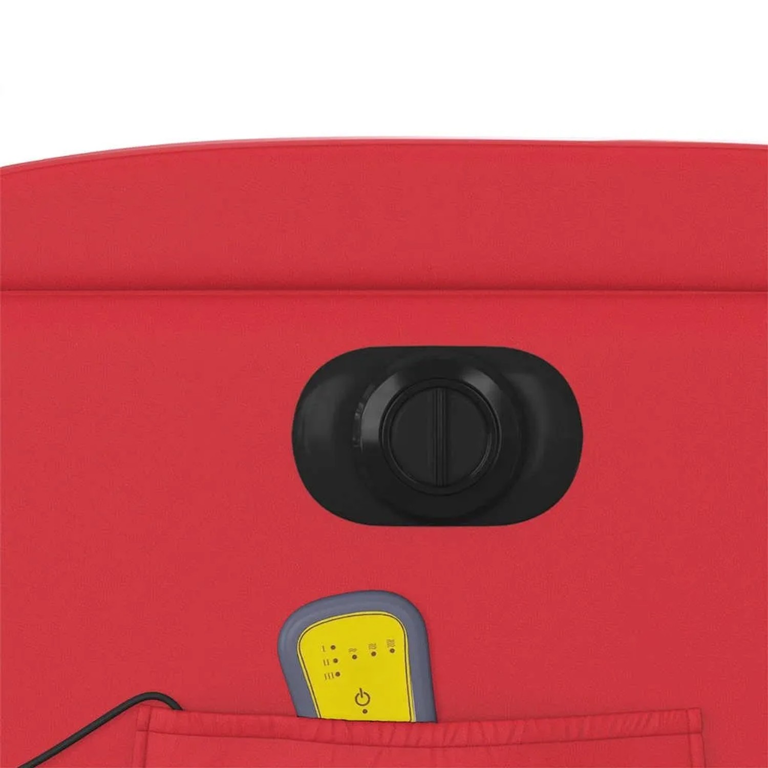 vidaXL Massagesessel Elektrisch Rot Kunstleder 3204770_12