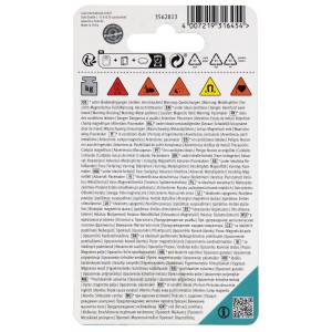 Fix-o-moll Magnetscheiben Neodym, Ø 19mm, silberfarben. Details zu Warnhinweisen auf der Verpackung.